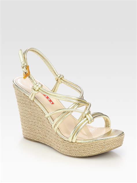 prada wedges for women